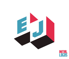 EJ Initial Logo for your startup venture