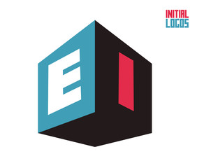 EI Initial Logo for your startup venture