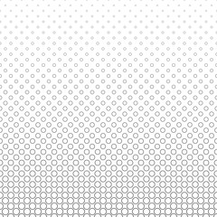 Repeat black and white abstract circle pattern