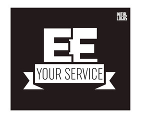EE Initial Logo for your startup venture