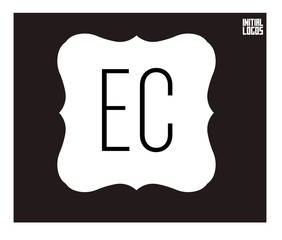 EC Initial Logo for your startup venture