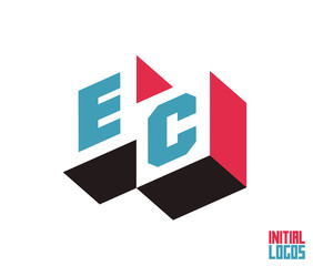 EC Initial Logo for your startup venture