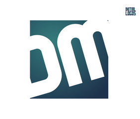 DM Initial Logo for your startup venture