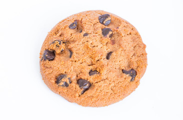 cookies on white background.
