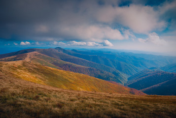 Mountains and valleys