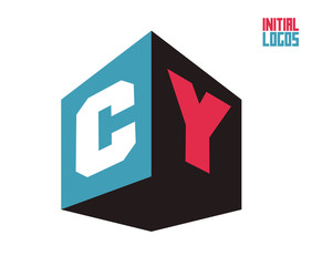 CY Initial Logo for your startup venture