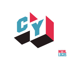 CY Initial Logo for your startup venture