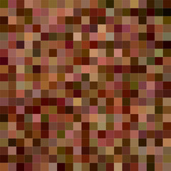 Brown color square mosaic background design