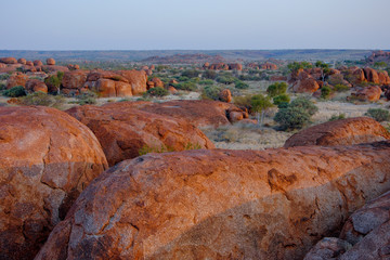 gigantic granite boulders in Devils Marbles (Karlu Karlu) conservation reserve
Wauchope, Nothern...