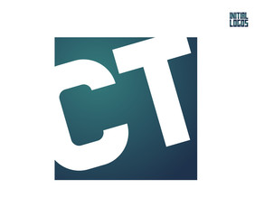 CT Initial Logo for your startup venture