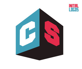 CS Initial Logo for your startup venture