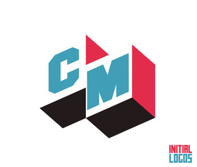 CM Initial Logo for your startup venture