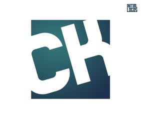 CK Initial Logo for your startup venture