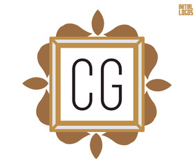 CG Initial Logo for your startup venture
