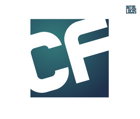 CF Initial Logo for your startup venture