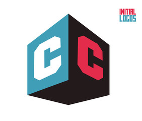 CC Initial Logo for your startup venture
