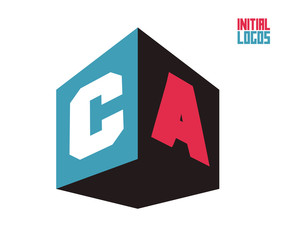 CA Initial Logo for your startup venture