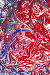 Acrylic paints - texture and colors