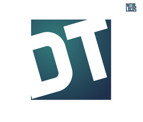 DT Initial Logo for your startup venture