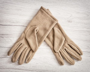 Women's textile gloves, beauty and fashion