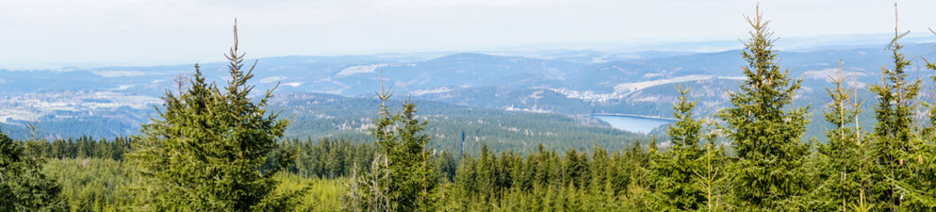 Panorama Erzgebirge Auersberg