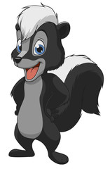 Little funny skunk
