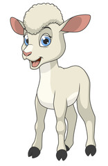 Little funny lamb