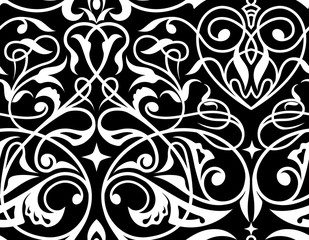 Decorative  traditional eastern seamless pattern.