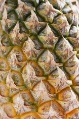 pineapple. details of fresh pineapple
