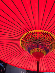 赤い和傘