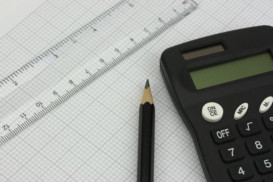 Drawing equipment and calculator