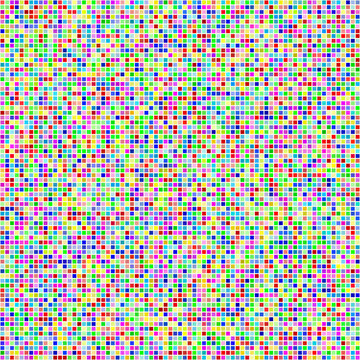 Multicolor square pixel mosaic background
