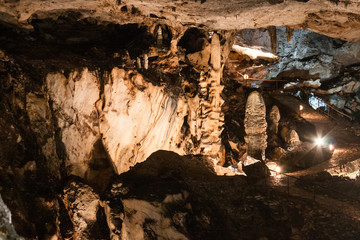 Scene from the amazing bulgarian cave Magura