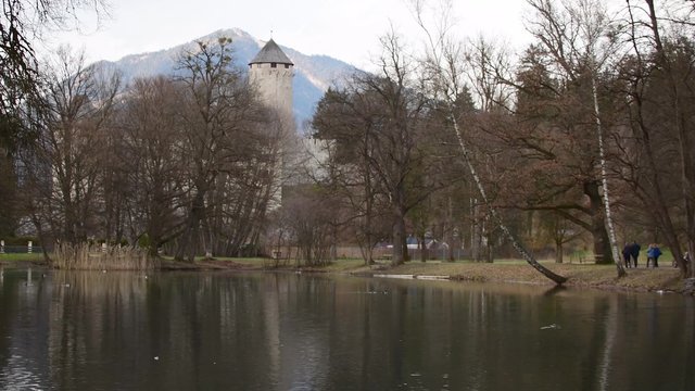Castle with lake