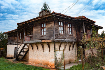 Cloudy day at Brashlyan village, near Malko Tarnovo, Bulgaria.