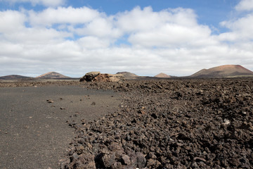 Lanzarote - Timanfaya National Park, the extensive lava fields