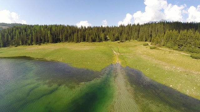 Lago Pal&ugrave; - Valmalenco - Sorvolo lago alpino in Valtellina_part.3