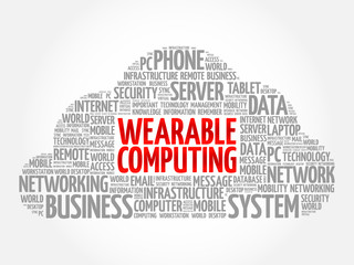 Wearable Computing word cloud concept