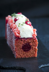 Beetroot velvet cake 