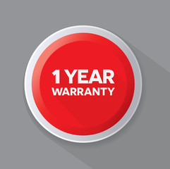 1 year warranty red button