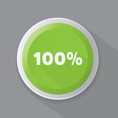 100% green button