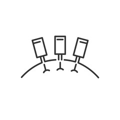 Line Icon Style,  Getting An Acupuncture icon