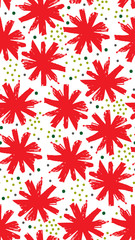 Seamless pattern with flowers
