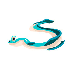 Eel. Vector Illustration