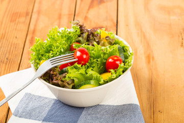 .Salad vegetable food