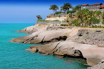 Tenerife rocky coast
