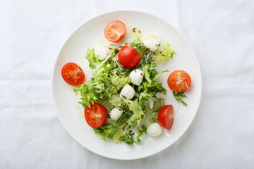 salad on plate