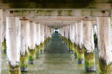 Underneath the Sopot pier