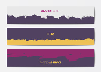 Abstract grunge banner templates