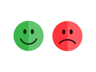 Set of smiley emoticons